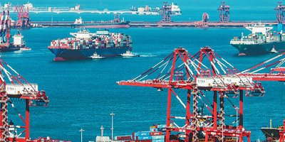 山東、遼寧港口一季度貨物吞吐量、集裝箱量雙增長