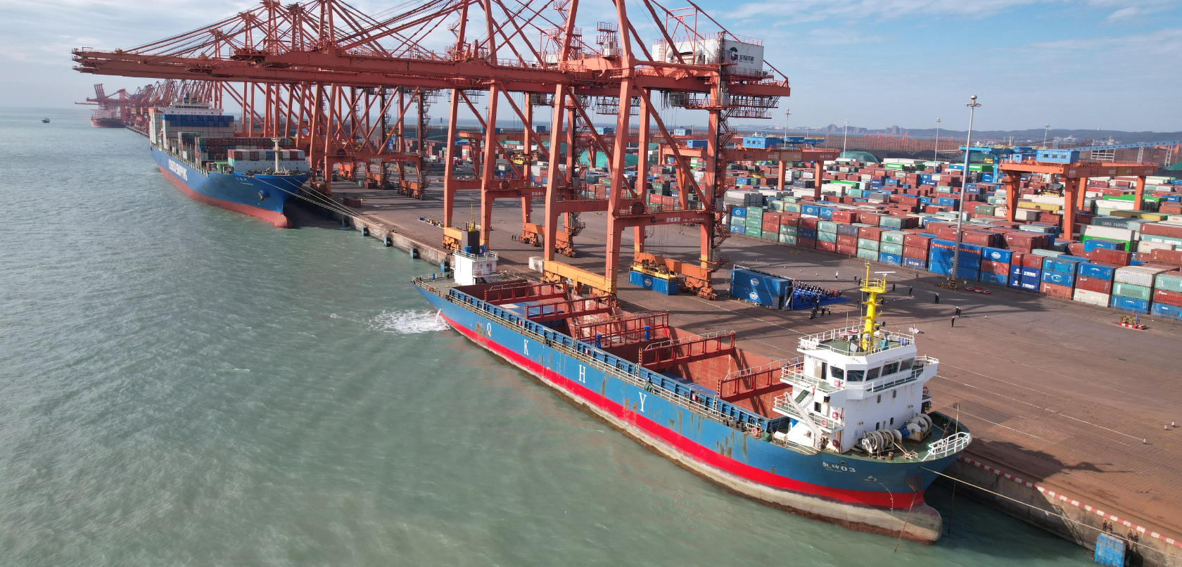 “防城港-順德新港”集裝箱班輪快線正式開通，運輸時效大幅提升10天以上